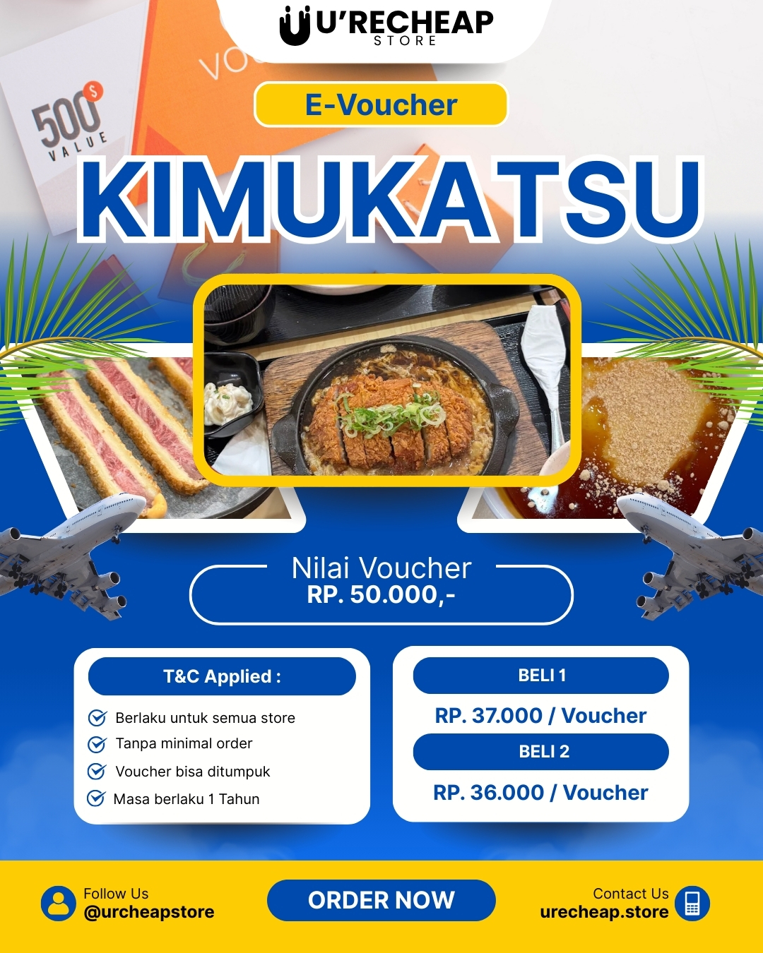 Kimukatsu Voucher Rp50.000